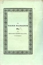 Al salice piangente. Ode