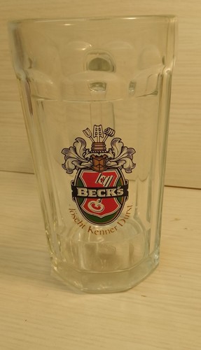 Boccale bicchiere birra beck - bicchiere,
