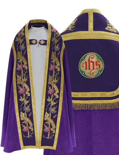 Piviale romano viola con - romano,
