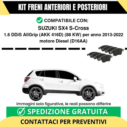 Pastiglie freno ant post - freno, +