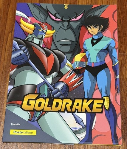 Goldrake folder filatelico - goldrake,