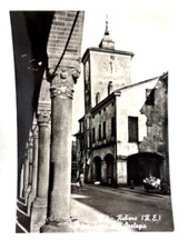 RUBIERA Antica torre dell'Orologio CARTOLINA Formato grande BN Non viaggiata