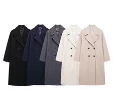 Giacca in pile lunga da donna