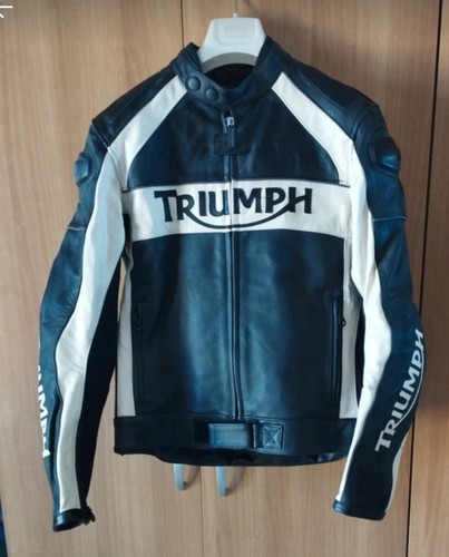 Giacca pelle moto uomo - pelle,