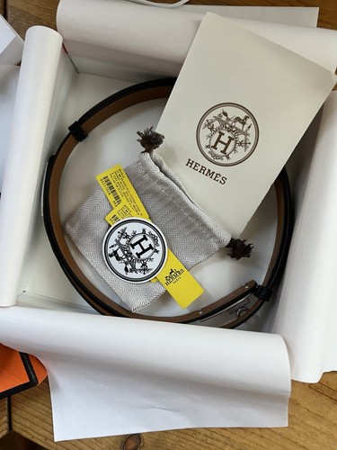 Cintura hermès kelly nera - kelly,