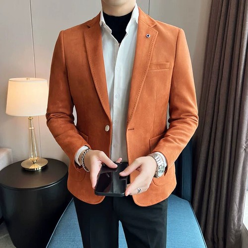 Cappotto tuta moda uomo slim