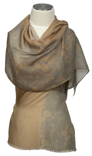 Sciarpa rose beige - , grigio