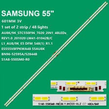 KIT 2 BARRE STRIP 48 LED TV