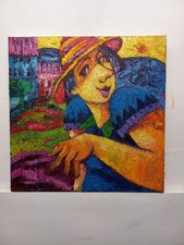 Idea regalo dipinto olio su - ad,