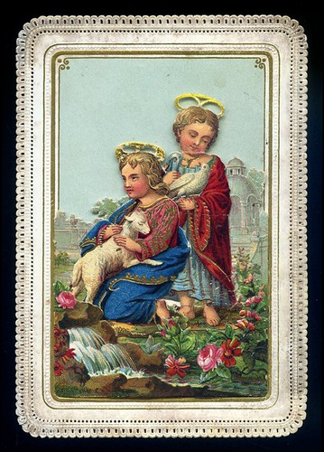 Santino merlettato holy - santino, merlettato-holy