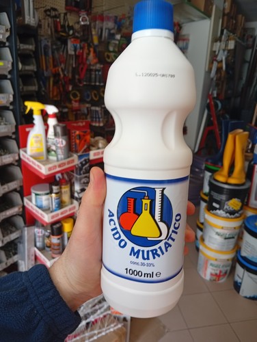 Acido muriatico lt 1 - acido,