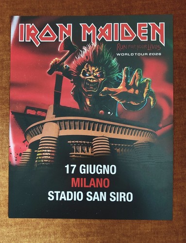 Poster iron maiden live - poster, "iron