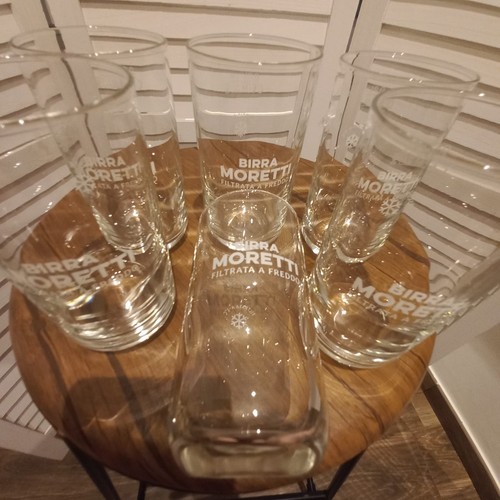Birra moretti set bicchieri - birra, 6