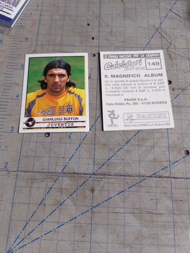 Figurina panini 2001 buffon - figurina,