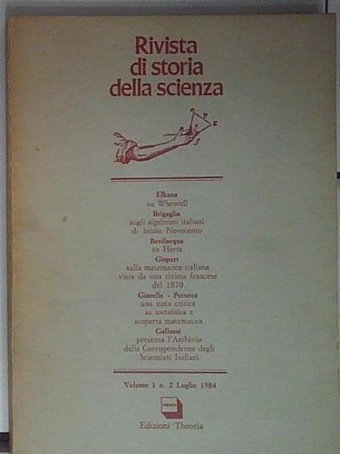 Rivista storia della - ,