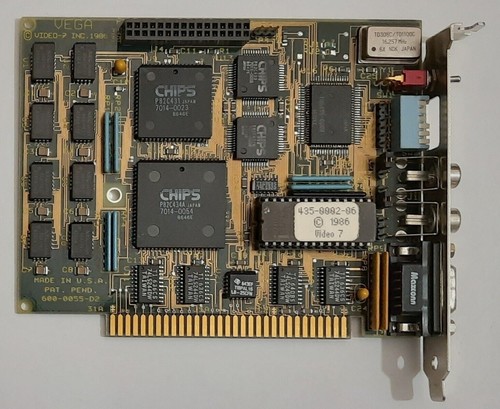 Video vega bit isa ega - 8-bit,