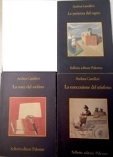 Tre libri ANDREA CAMILLERI Sellerio - Ragno Violino Telefono