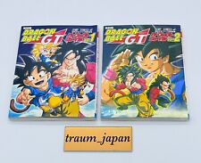 Dragon Ball GT Perfect File Vol.1 Vol.2 Set Guida Giapponese Akira Toriyama
