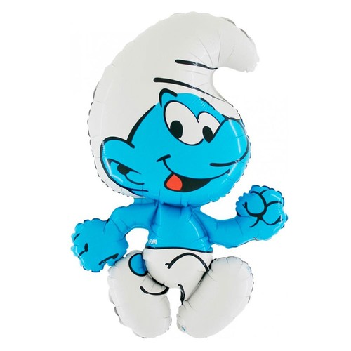 Palloncino pallone puffo - palloncino,