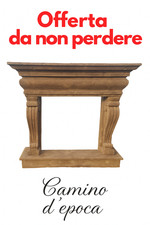 camino rustico in pietra naturale per arredo o restauro