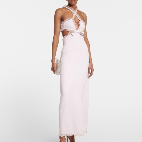 Maxi abito rosa giambattista - maxi,