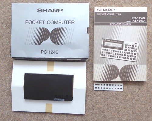 Sharp pocket computer 1246 - sharp, pc-1246