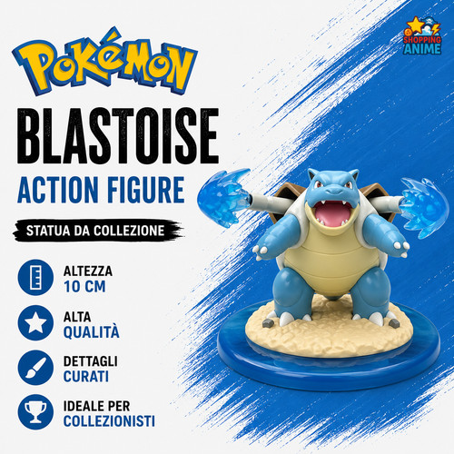 Blastoise action figure - blastoise,