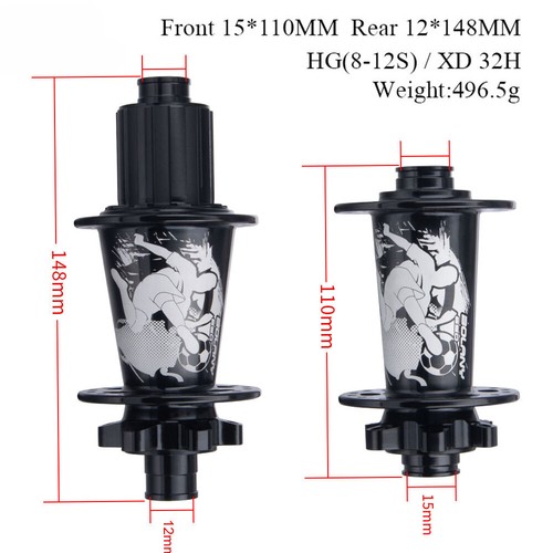 Boost asse passante 110mm - passante, 15*110mm