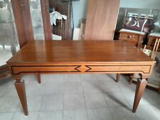 Tavolo Luigi XVI intarsiato in ebano 