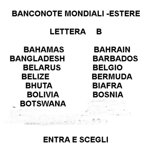 Banconote estere mondiali - banconote, estere-mondiali