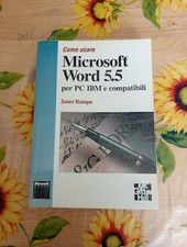 Microsoft Word 5.5 Per PC IBM