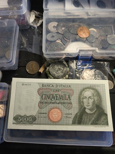5000 lire colombo tipo - lire,