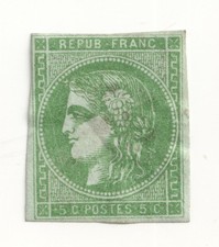 FRANCIA 1870 Ceres 15c verde