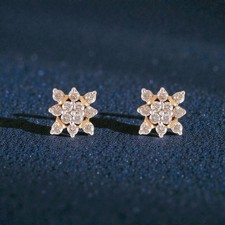 Orecchini Pave 0,98 ct F/VS1