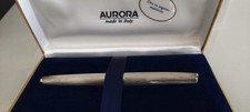 Aurora 98 “ Archivi Storici” sterling Silver Fountain Pen 14k Gold Nib 