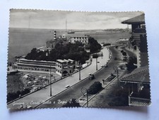 CARTOLINA GENOVA - CORSO ITALIA E BAGNI SAN NAZARO (VIAGGIATA, 1950)