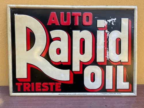 Cartello rapid oil auto - rapid,