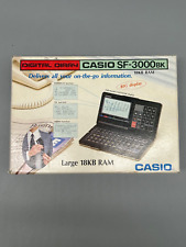 DIGITAL DIARY CASIO SF- 3000 BK FUNZIONANTE CON SCATOLA ORIGINALE