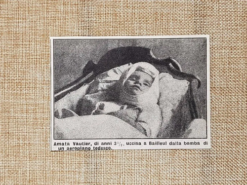 Bailleul nel 1915 bomba - bailleul,