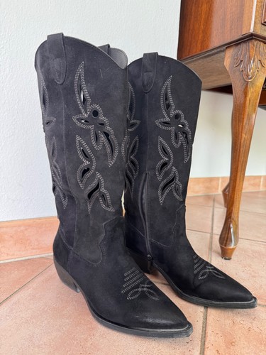 Stivali texani donna neri - stivali,
