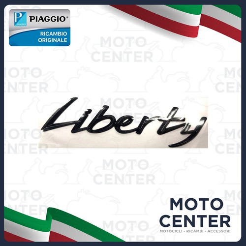 Targhetta liberty nera - targhetta,