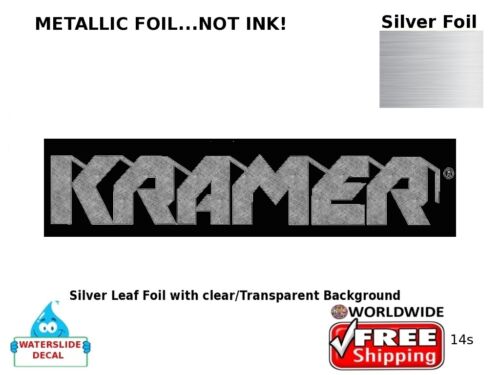 Kramer guitar decal foil - guitar,