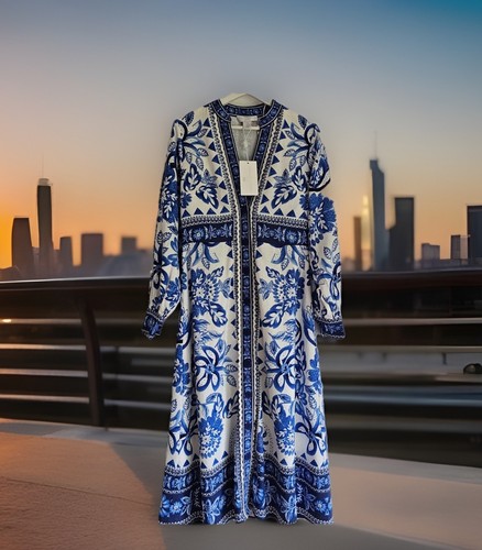 Abito caroline constas blu - abito,