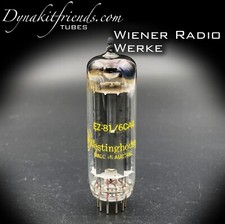 6CA4 ( EZ81 ) WIENER RADIOWERKE RARE Folded Foil Getter Made in AUSTRIA '50s