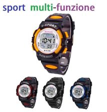 OROLOGIO SPORTIVO DIGITALE CRONOMETRO WATER RESISTANT UOMO MULTIFUNZIONE UNISEX 