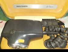 VINTAGE RASOIO ELETTRICO PHILISHAVE  PHILIPS DE LUXE FUNZIONANTE