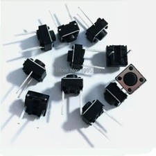 10pz MINI MICRO PULSANTE INTERRUTTORE SWITCH TATTILE 2 PIN 6X6X5mm 