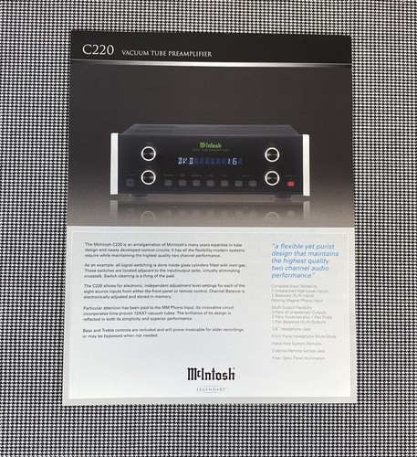 Mcintosh preamplificatore - mcintosh,