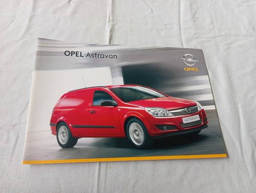 Depliant opel astra van - depliant,