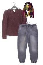 Completo moda donna taglia M con maglione taglia M, Only jeans taglia M/L30